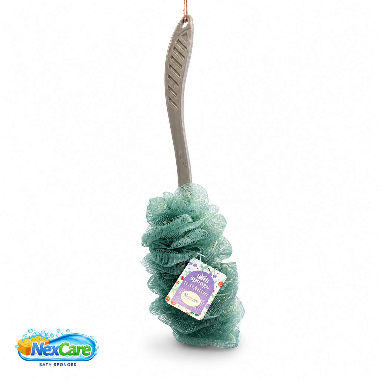 Long Handle Sponge Brush - Green