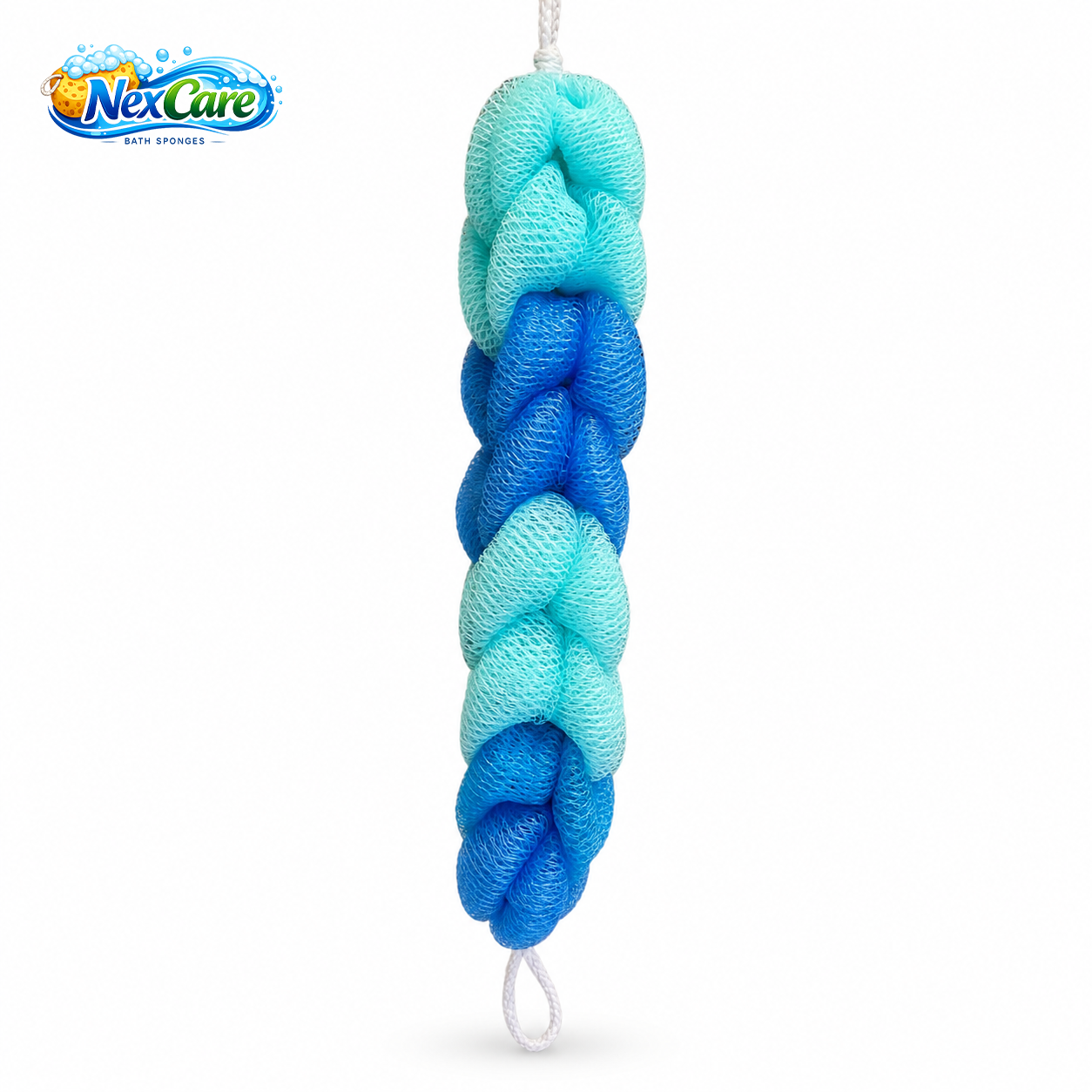 Braided Back Strap — Blue